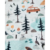 Sweatshirt cotton fleece blend with pattern (12 months-5 years)