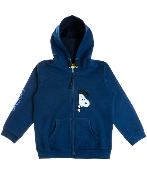 Zip hoodie Snoopy with embroidery (12 months-8 years)