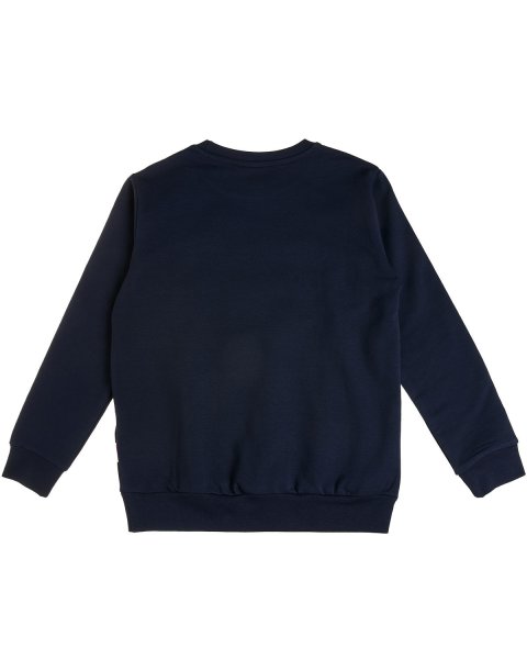 Top cotton fleece blend with shiny print (6-14 years)