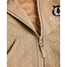 Zip hoodie with embossed texture and embroidery (12 months-5 years)