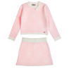 Set with viscose, top and skirt (12 months-5 years)