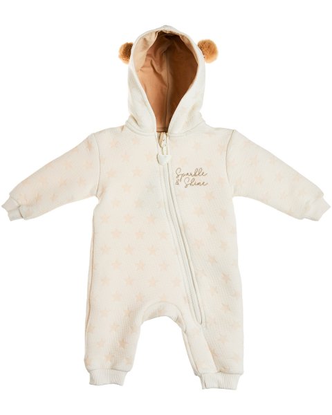 Babygrow cotton fleece blend Tender Comforts with embroidery (1-12 months)