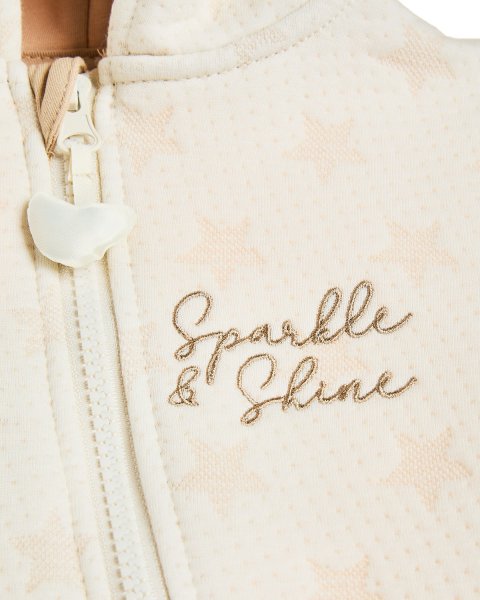 Babygrow cotton fleece blend Tender Comforts with embroidery (1-12 months)