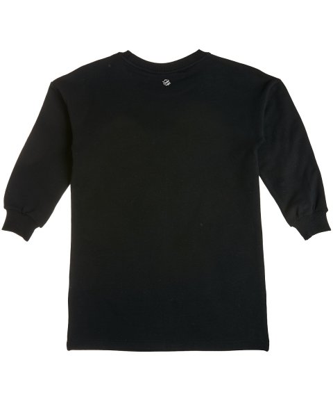 Dress cotton fleece blend with embroidery (6-14 years)