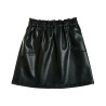 Skirt eco-leather with pockets (4-14 years)