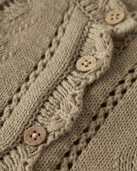 Πλεκτή ζακέτα organic cotton Lil'Atelier (1-18 μηνών)