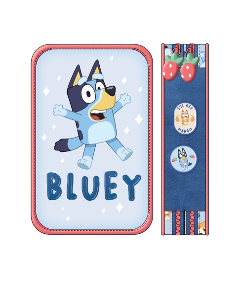 Κασετίνα διπλή Bluey με γραφική ύλη