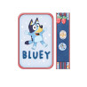 Κασετίνα διπλή Bluey με γραφική ύλη