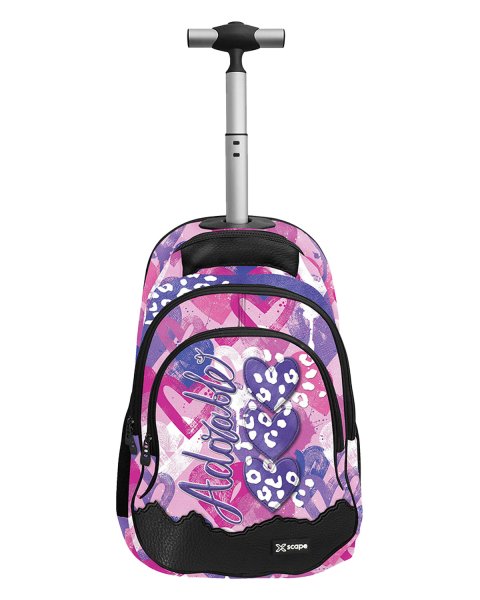 Trolley backpack Xscape hearts