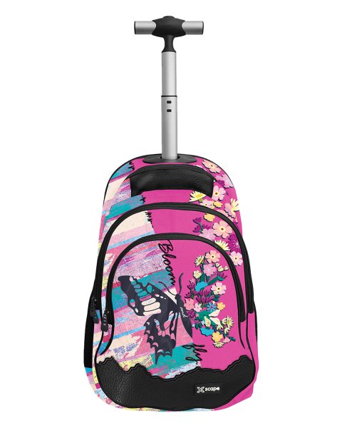 Trolley backpack Xscape butterfly