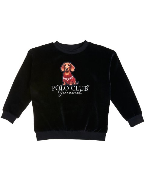Σετ βελουτέ Greenwich Polo Club με κέντημα (3-8 ετών)