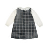 Knitted dress with collar (18 months-5 years)