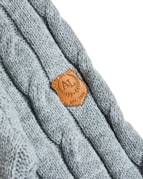 Knitted cardigan with eco fur hood (12 months-5 years)