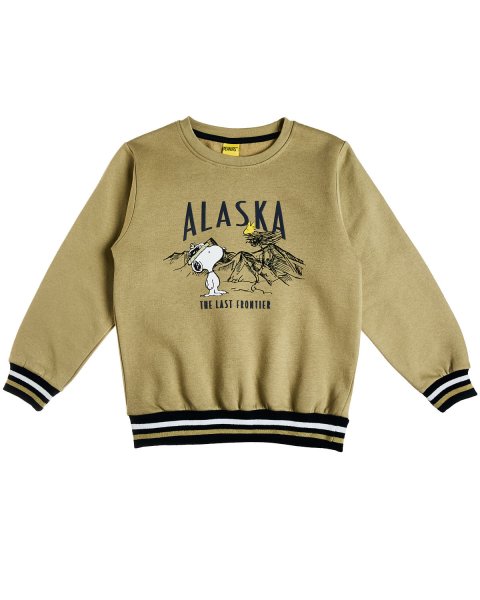 Tracksuit cotton fleece blend Snoopy with embossed design (18 months-8 years)