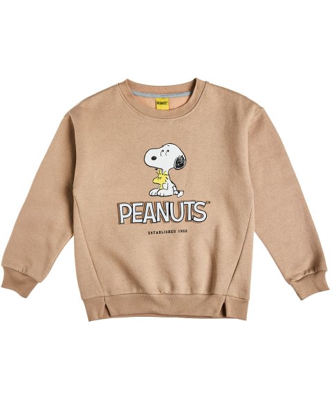 Tracksuit cotton fleece blend Snoopy with embossed design (12 months-8 years)