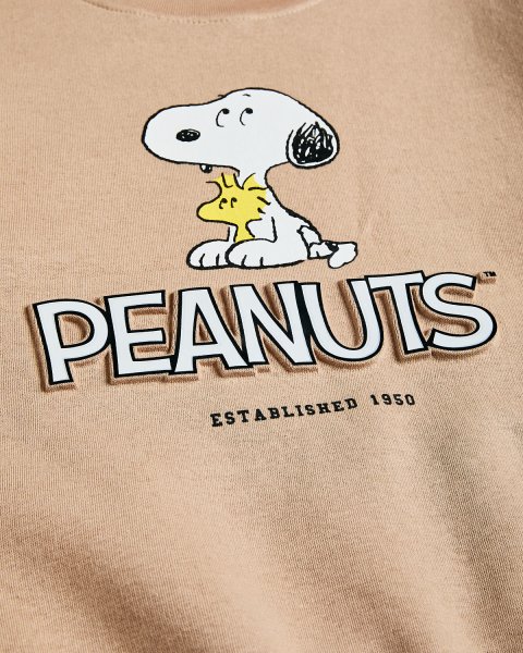 Tracksuit cotton fleece blend Snoopy with embossed design (12 months-8 years)