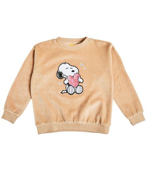 Σετ βελουτέ Snoopy με κέντημα (12 μηνών-8 ετών)