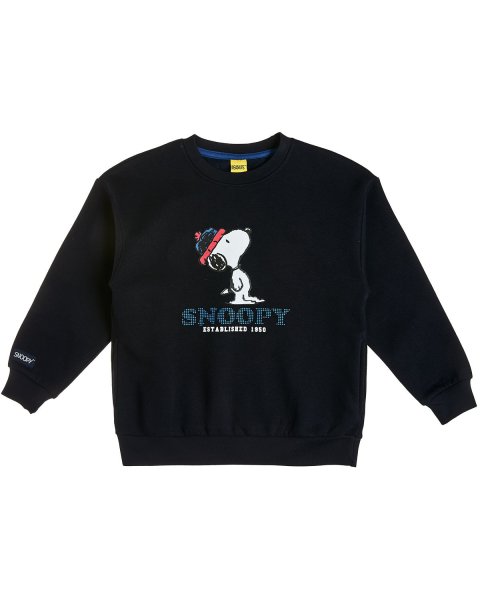 Tracksuit cotton fleece blend Snoopy with embossed elements (18 months-8 years)