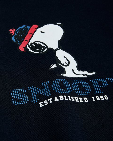 Tracksuit cotton fleece blend Snoopy with embossed elements (18 months-8 years)
