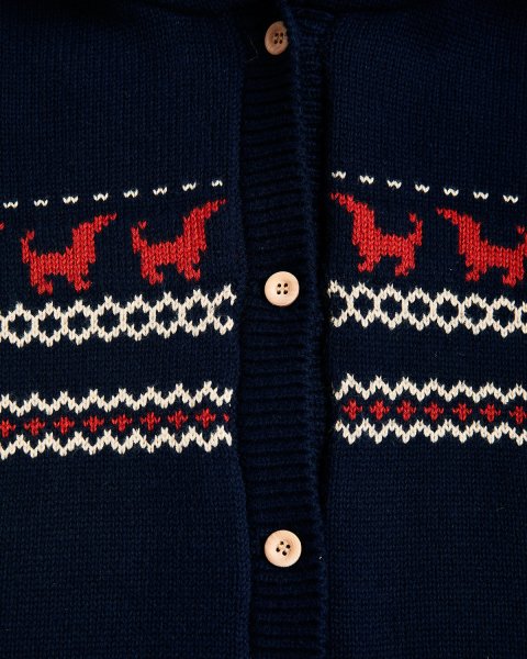 Knitted babygrow Greenwich Polo Club with buttons (1-12 months)