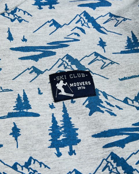 Hoodie cotton fleece blend Moovers with pattern (6-14 years)