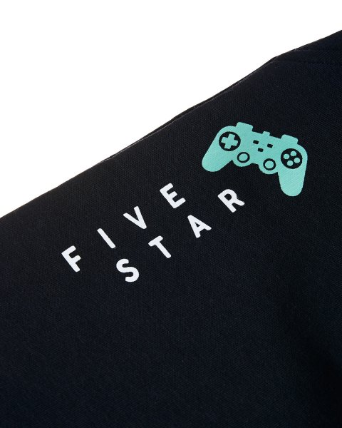 Σετ φόρμας φούτερ Five Star με ανάγλυφο σχέδιο (6-12 ετών)