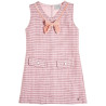 Knitted dress with bow (6-12 years)