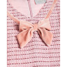Knitted dress with bow (6-12 years)