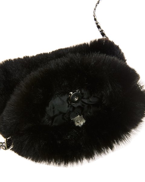 Cardigan with shoulder bag made of eco-friendly fur (6-14 years)