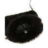 Cardigan with shoulder bag made of eco-friendly fur (6-14 years)