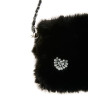 Cardigan with shoulder bag made of eco-friendly fur (6-14 years)