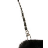 Cardigan with shoulder bag made of eco-friendly fur (6-14 years)