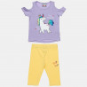 Set Five Star top with shiny print and leggings (12 months-5 years)