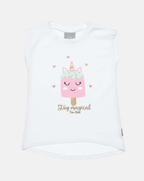 Set Five Star top with glitter detail print and shorts (12 months-5 years)