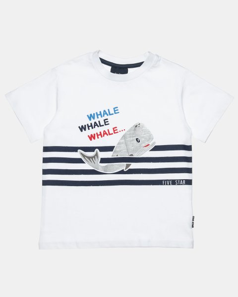 Set Five Star t-shirt and shorts with silver printing (12 months-5 years)