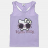 Top Hello Kitty top with glitter detail print (2-8 years)