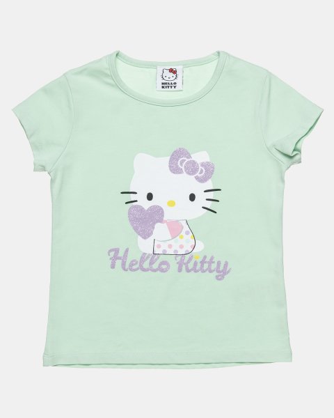 Σετ Hello Kitty μπλούζα με glitter και σορτς (12 μηνών-5 ετών)