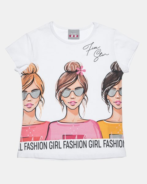 Σετ Five Star μπλούζα Fashion Girl και κάπρι κολάν (6-16 ετών)