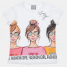 Set Five Star top Fashion Girl and capri leggings (6-16 years)