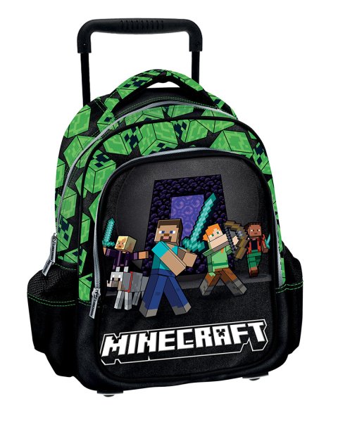 Trolley backpack kindergarten Squad Minecraft