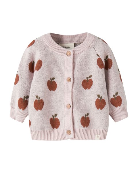 Knitted cardigan Lil'Atelier with print (6-18 months)