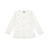 Top with appliqued metallic bows (6-16 years)