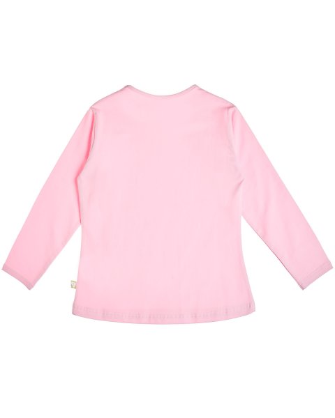 Top with appliqued metallic hearts (6-14 years)