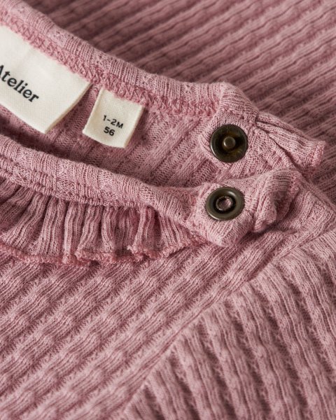 Babygrow Lil'Atelier with embossed texture (1-18 months)