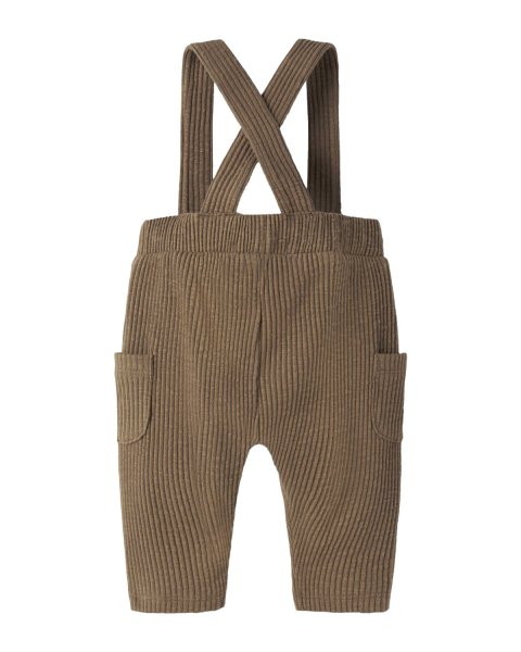 Overall Lil'Atelier with rib knit (1-18 months)