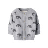 Knitted cardigan Lil'Atelier with pattern (1-18 months)