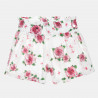 Shorts floral with cutwork embroidery (6-14 years)