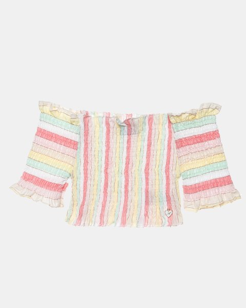 Waffle crop top (6-16 years)