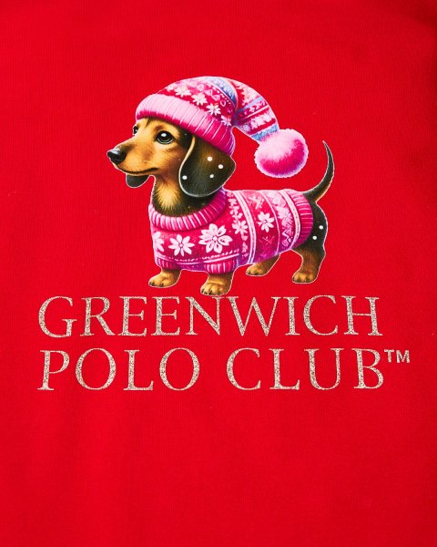 Σετ Greenwich Polo Club με κέντημα και glitter στοιχεία (3-8 ετών)