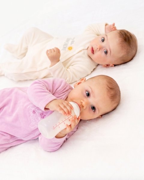 Babygrow velour Tender Comforts with embroidery (1-12 months)